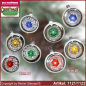Preview: Christmas tree ornaments glass ball Christmas ball with reflex Ols German glass from Lauscha Thüringen.