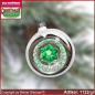 Preview: Glass ball Old German Reflex Green 8cm Ø