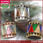Preview: Christmas tree ornaments drum glass figure glass shape Collectible glass from Lauscha Thüringen.