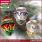 Preview: Christmas tree ornaments gyroscope glass figure glass shape Collectible glass from Lauscha Thüringen.