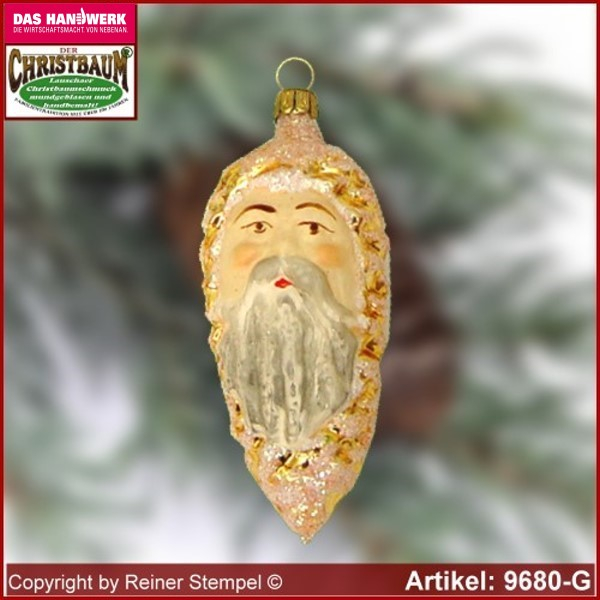 Pine cone with face Gold
