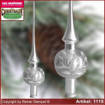 Baumspitze Christbaumspitze Glas Christbaumschmuck Antique