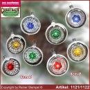 Christbaumschmuck Glaskugel Christbaumkugel mit Reflex Old German Glas aus Lauscha Thüringen.