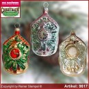 Christbaumschmuck, Kuckucksuhr Baumschmuck aus Lauscha Glasfigur, Glasform Sammlerstücke Glas aus Lauscha Thüringen.