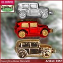 Christbaumschmuck Auto Baumschmuck aus Lauscha Glasfigur, Glasform Sammlerstücke Glas aus Lauscha Thüringen.