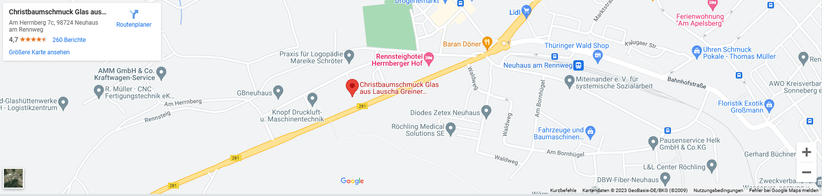 Google maps der Weg zu uns!